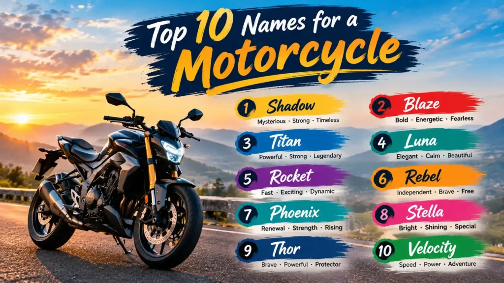 names for a motorcycle