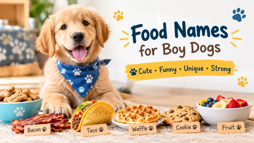 food names for boy dogs