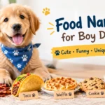food names for boy dogs